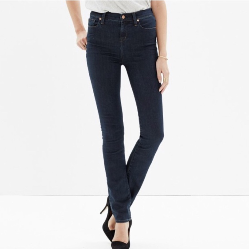 Madewell Alley Straight Dark Wash Jeans Size 25